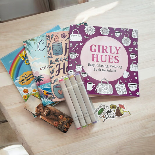 ✨ Ultimate Coloring Book Bundle – 4 Pack ✨