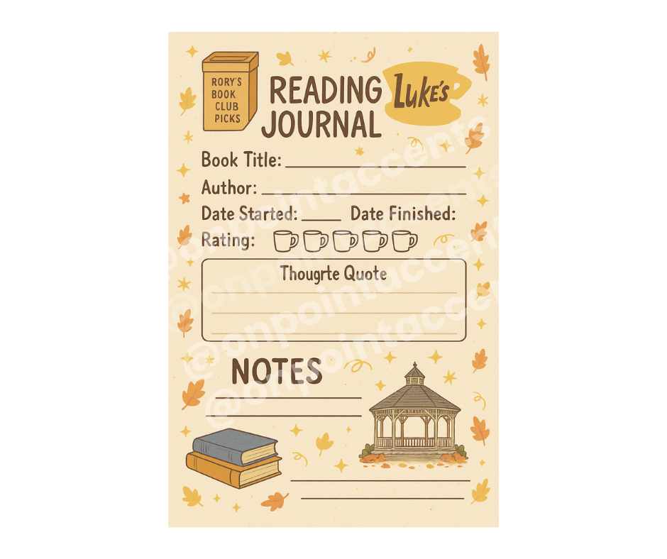 GG Girls Digital Planner, Small Town Cozy Vibes Planner Set with extrras