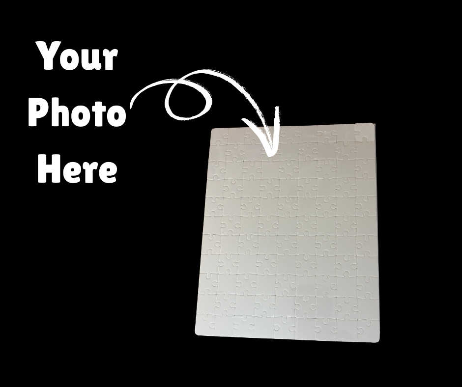 Custom Photo Puzzle – Personalized Sublimation Puzzle Gift (Rectangle or Heart Shape)