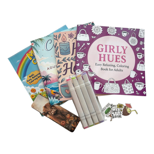 ✨ Ultimate Coloring Book Bundle – 4 Pack ✨