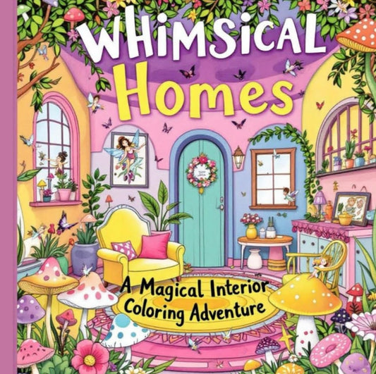 Whimsical Homes a magical interior coloring adventure