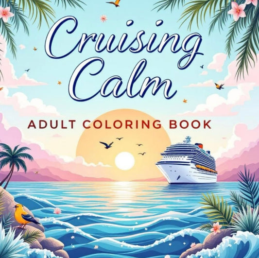 Cruising Calm Adult Coloring Book