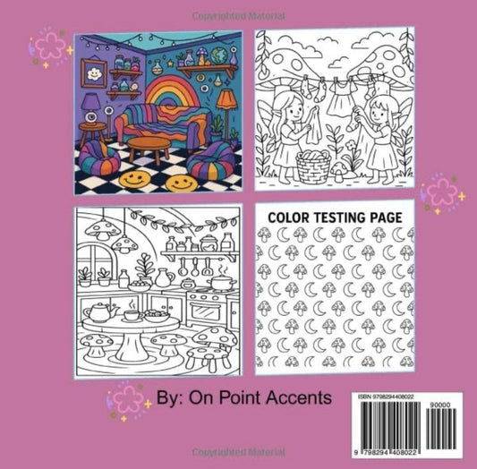 Whimsical Homes a magical interior coloring adventure