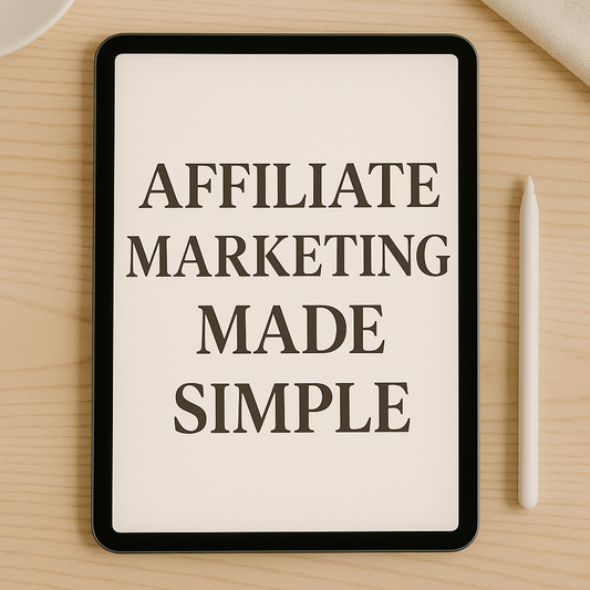 Affiliate Marketing Made Easy Course ***plus bonus keyword sheets