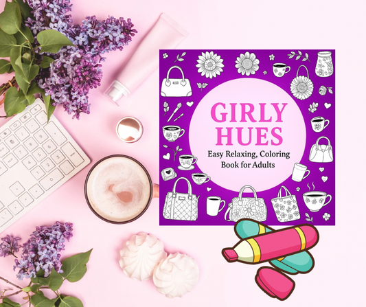 Girly Hues Bold Easy Coloring