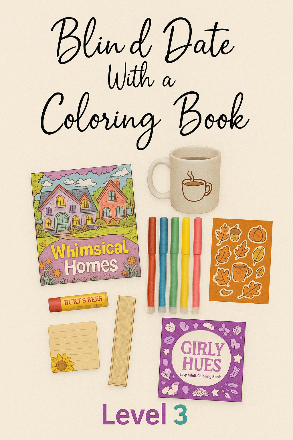 Blind Date with a coloring book level 2