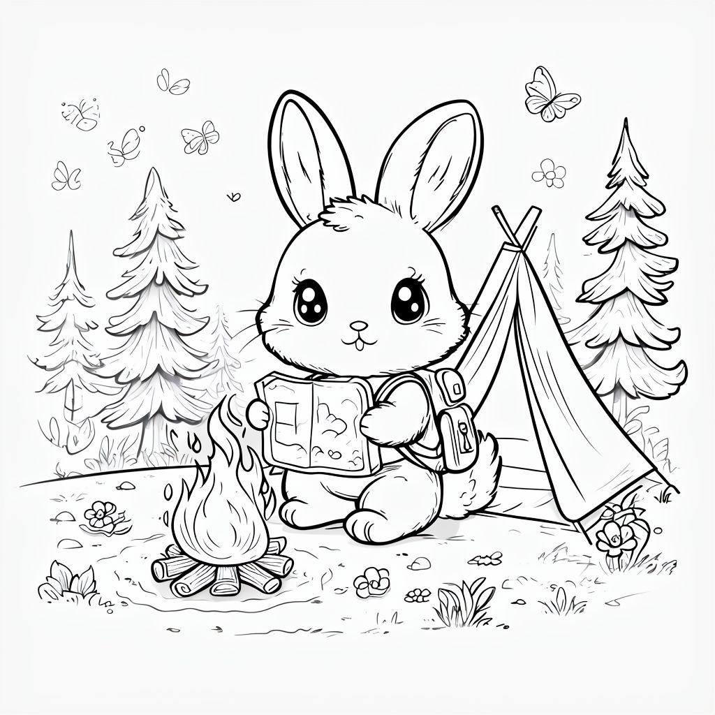 Beach/Pool Coloring Pages