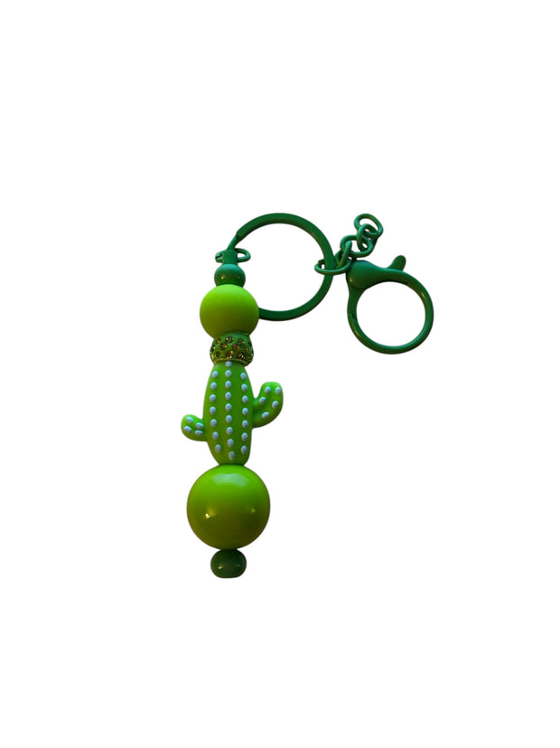 Beaded key fob zipper pull
