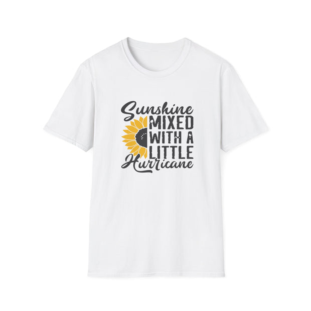 Sunshine Mixed With A Little Hurricane Unisex Softstyle T-Shirt - Perfect Casual Wear for Nature Lovers