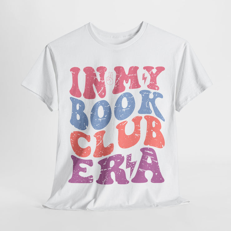 Book Lover's Unisex Tee, Reading Bookclub Era Design, Gift for Literature Fans, Heavy Cotton T-Shirt, Reading Group Shirt, Novel Readers Top