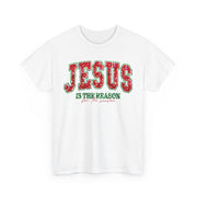 Christian Christmas Shirt, Religious Holiday Tee, Jesus Glitter Design Top, Unisex Cotton T-Shirt, Seasonal Graphic Tee, Faith Gift Shirt