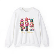 Glitter Nutcracker Sweatshirt, Cute Holiday Jumper, Christmas Crewneck, Festive Sweater, Winter Pullover, Sparkly Xmas Top