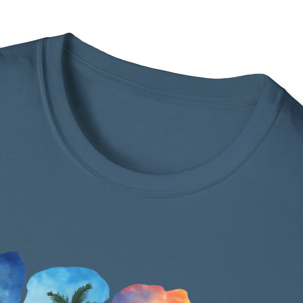 Beach Life Unisex Softstyle T-Shirt – Perfect for Summer Vibes and Coastal Adventures