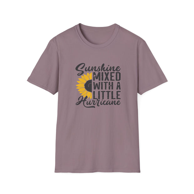 Sunshine Mixed With A Little Hurricane Unisex Softstyle T-Shirt - Perfect Casual Wear for Nature Lovers