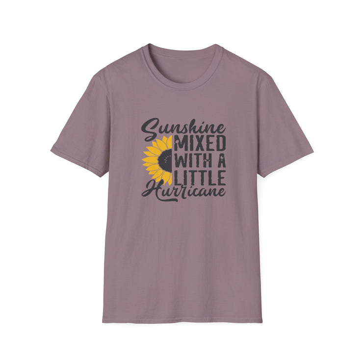 Sunshine Mixed With A Little Hurricane Unisex Softstyle T-Shirt - Perfect Casual Wear for Nature Lovers