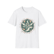 Floral Turtle Unisex Softstyle T-Shirt - Nature-Inspired Graphic Tee for Eco-Lovers