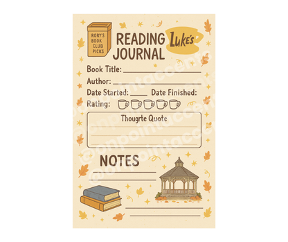GG Girls Digital Planner, Small Town Cozy Vibes Planner Set with extrras