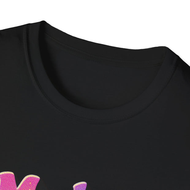 Colorful Inspirational Unisex T-Shirt - Make Heaven Crowded Design