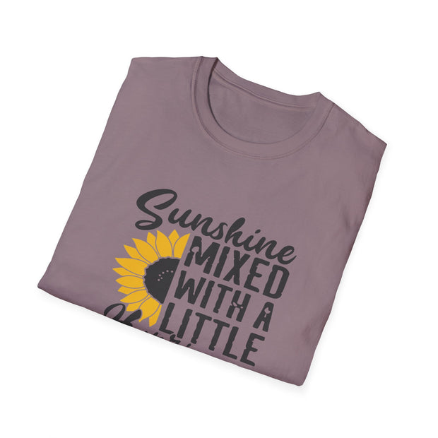 Sunshine Mixed With A Little Hurricane Unisex Softstyle T-Shirt - Perfect Casual Wear for Nature Lovers