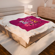 Live Like Dolly Velveteen Plush Blanket - Cozy & Colorful Gift for Music Lovers