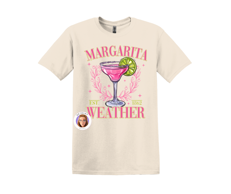 Margairta Theme T-Shirt Drinking Design TRENDY TEE/ Best Seller