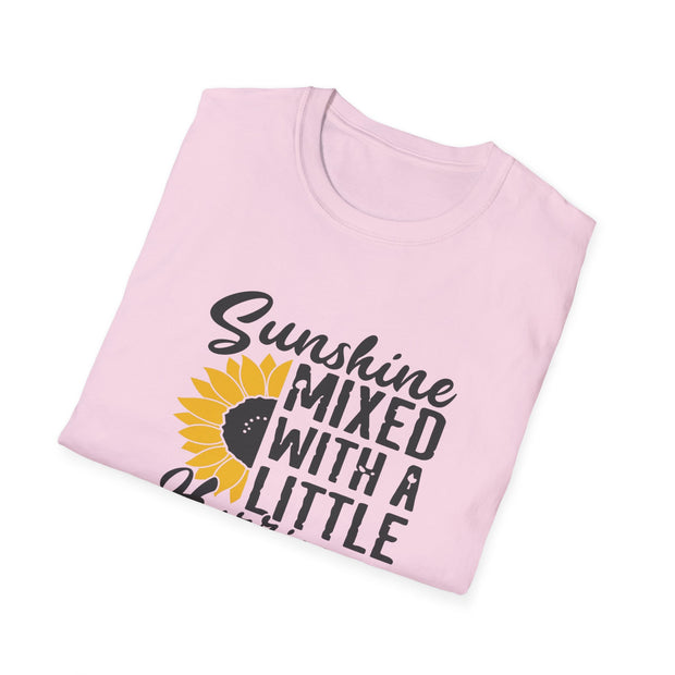 Sunshine Mixed With A Little Hurricane Unisex Softstyle T-Shirt - Perfect Casual Wear for Nature Lovers