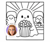 Ghost and Friends Coloring For All Seasons