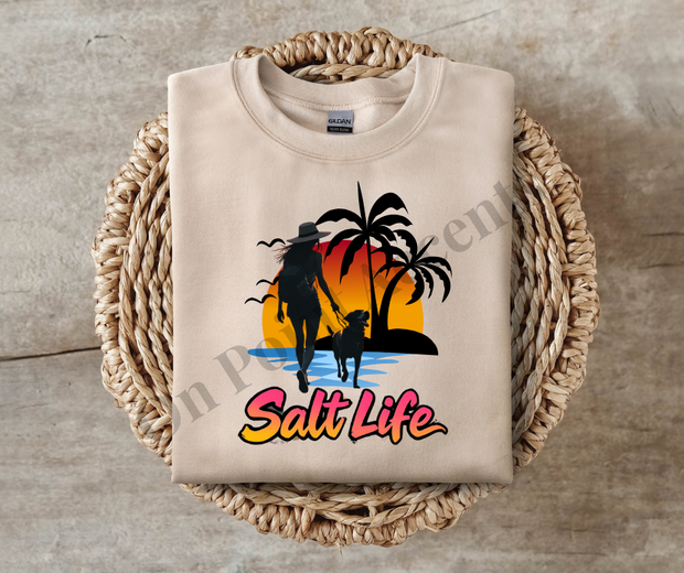 Salt Life Palm Trees Design/ DTF/ Sublimation Files