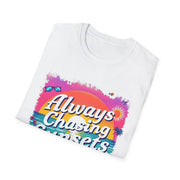 Always Chasing Sunsets Unisex Softstyle T-Shirt - Perfect for Beach Lovers & Summer Vibes
