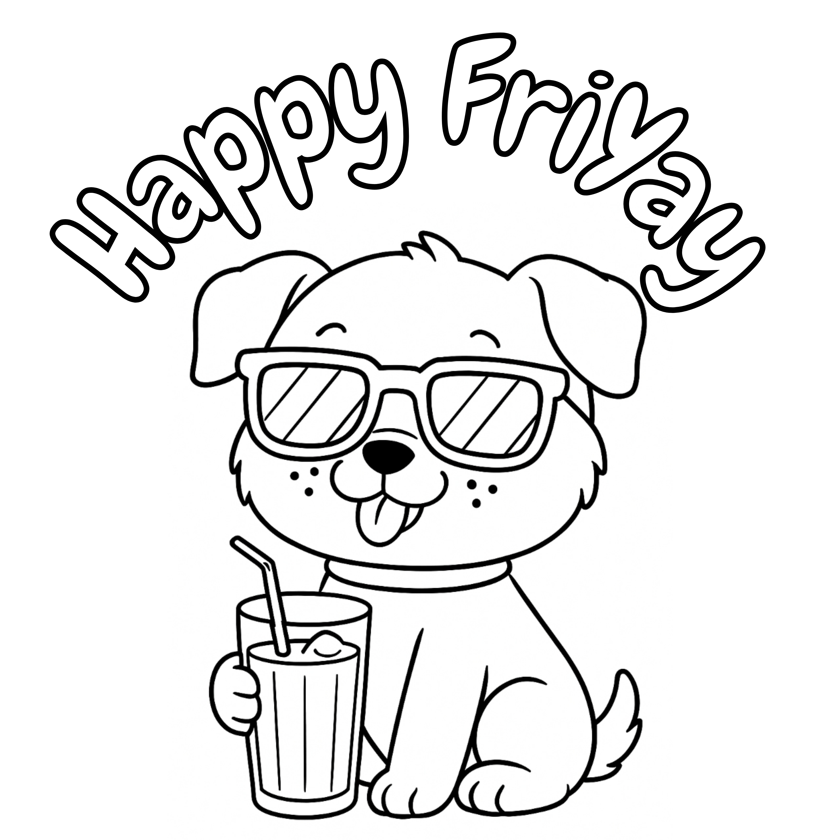 Friday 7/18 Coloring Page