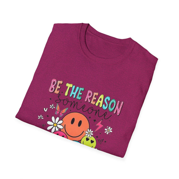 Be the Reason Someone Smiles Unisex Softstyle T-Shirt