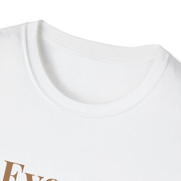 Inspirational Unisex Softstyle T-Shirt - "Even in the Chaos His Grace Still Finds Me"