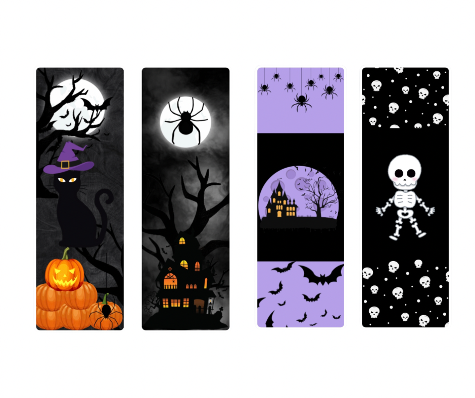 Spooky Halloween Theme Bookmarks