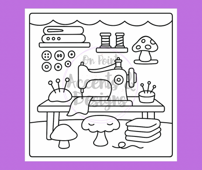 Whimsical Homes a magical interior coloring adventure