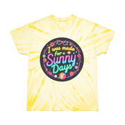 Sunny Days Tie-Dye Tee - Vibrant Yellow Summer T-Shirt