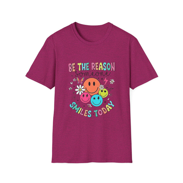 Be the Reason Someone Smiles Unisex Softstyle T-Shirt