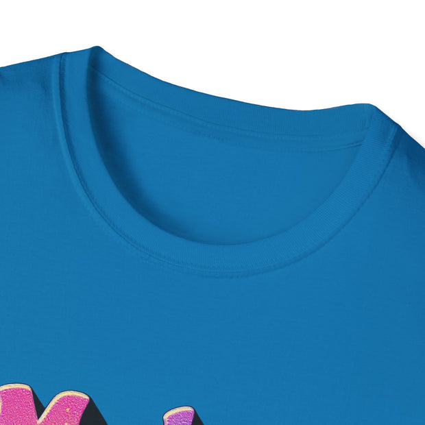 Colorful Inspirational Unisex T-Shirt - Make Heaven Crowded Design