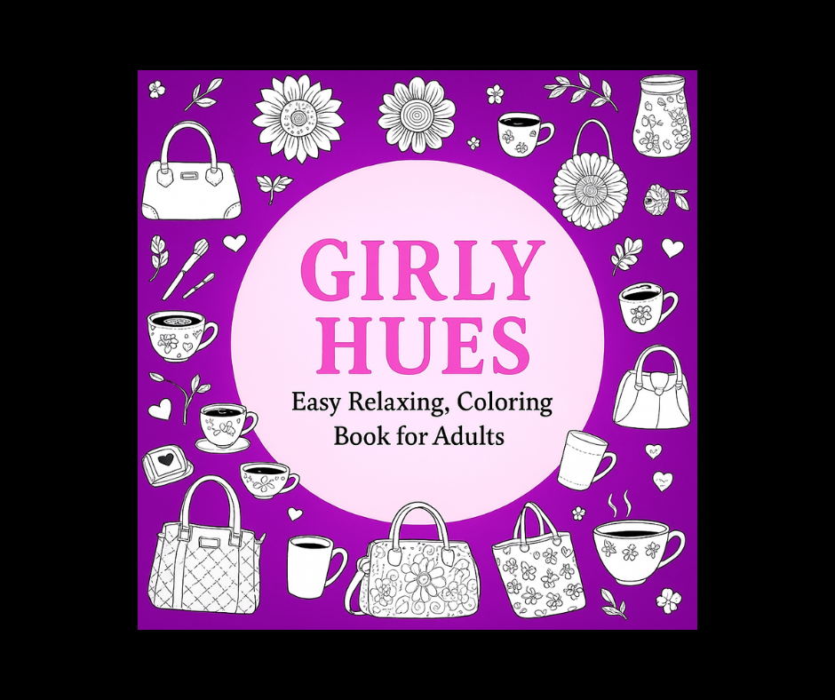 Girly Hues Bold Easy Coloring