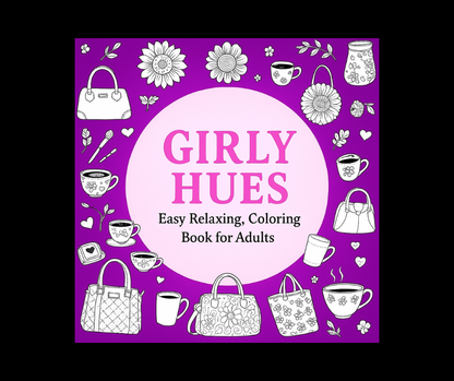 Girly Hues Bold Easy Coloring