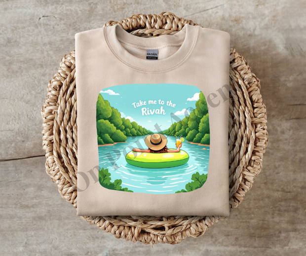 Take Me To The Rivah Digital Design/ DTF/ Subllimation Files