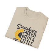 Sunshine Mixed With A Little Hurricane Unisex Softstyle T-Shirt - Perfect Casual Wear for Nature Lovers