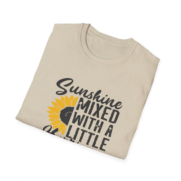 Sunshine Mixed With A Little Hurricane Unisex Softstyle T-Shirt - Perfect Casual Wear for Nature Lovers