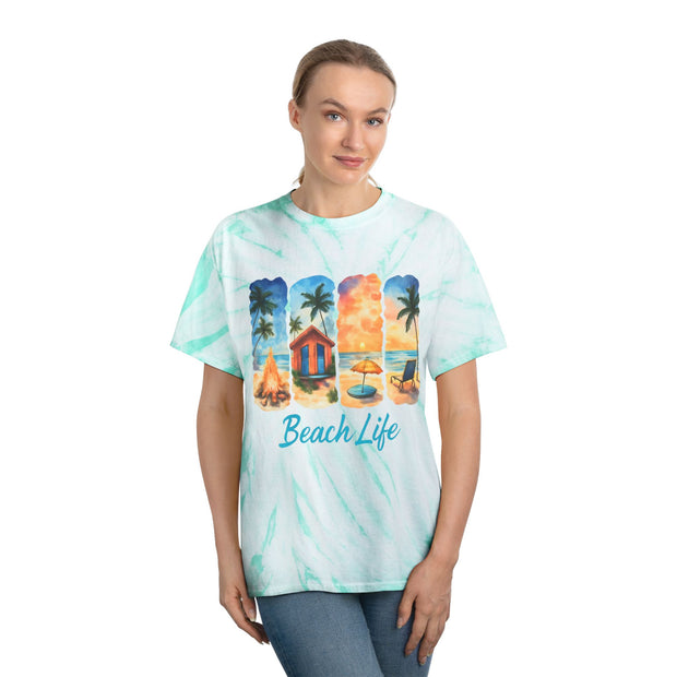 Beach Life Tie-Dye Tee - Perfect for Summer Vibes
