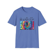Beach Vibes Unisex Softstyle T-Shirt - "Life is Better at the Beach"