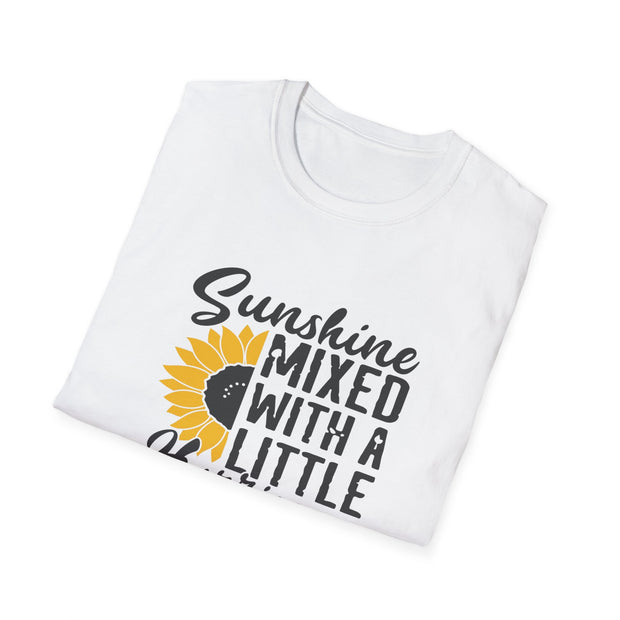 Sunshine Mixed With A Little Hurricane Unisex Softstyle T-Shirt - Perfect Casual Wear for Nature Lovers