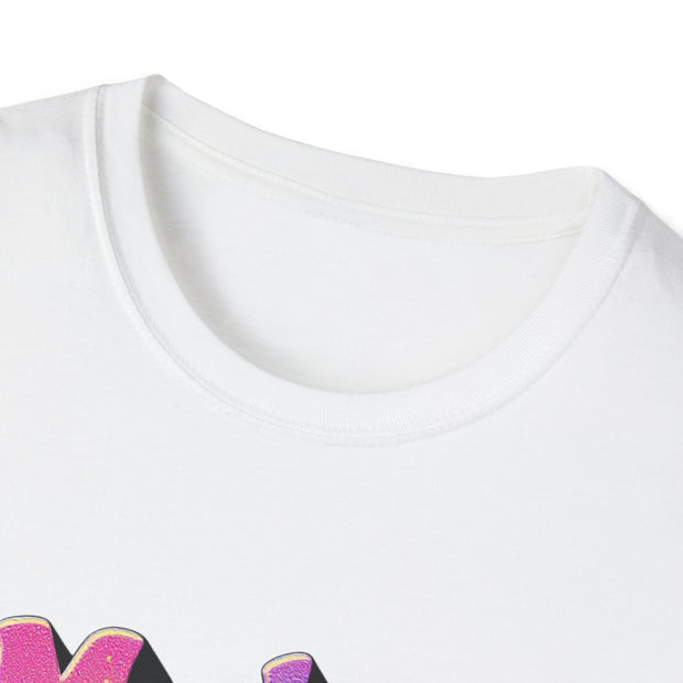Colorful Inspirational Unisex T-Shirt - Make Heaven Crowded Design