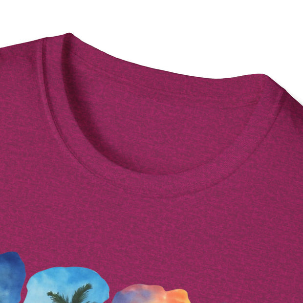 Beach Life Unisex Softstyle T-Shirt – Perfect for Summer Vibes and Coastal Adventures