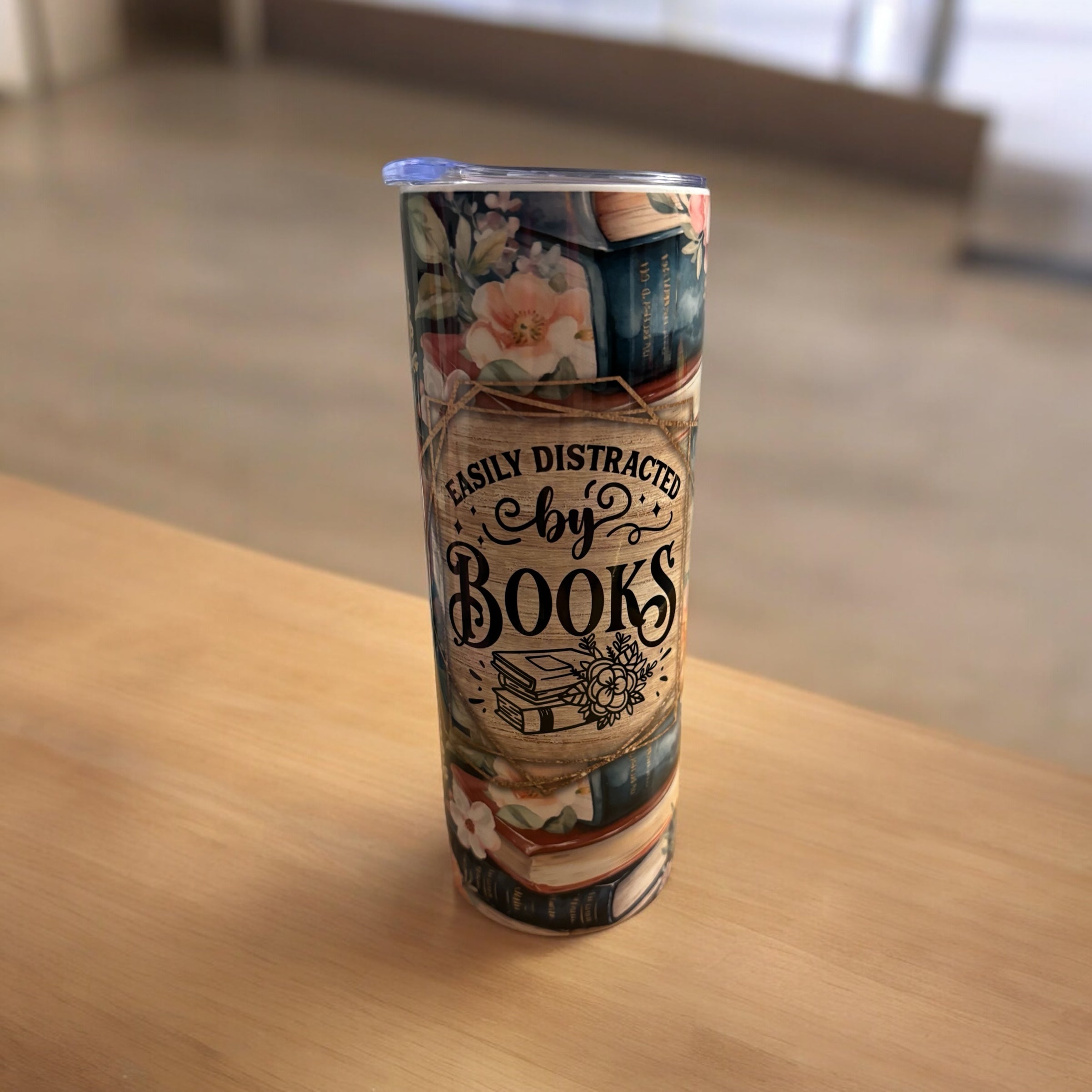 Book lovers tumbler/ 20 oz stainless steel