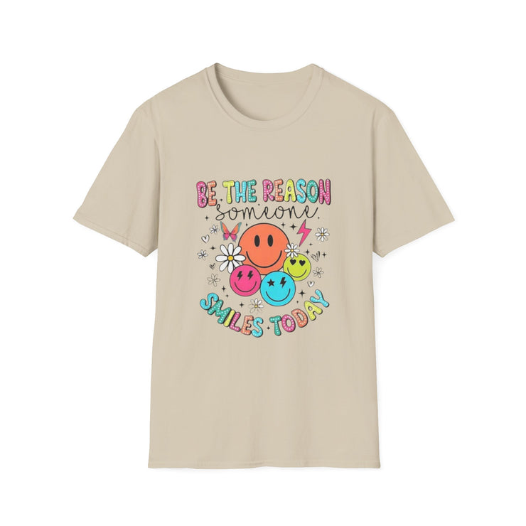 Be the Reason Someone Smiles Unisex Softstyle T-Shirt