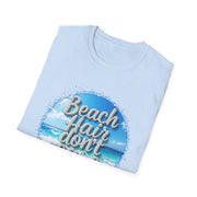 Beach Hair Don't Care Unisex Softstyle T-Shirt - Perfect for Summer Adventures